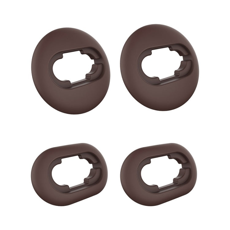 삼성 Galaxy Buds Live용 블루투스 이어폰 실리콘 이어플러그 캡 2세트, 블랙 2쌍, 레드 2쌍, 브라운 2쌍, 화이트 2쌍