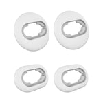 삼성 Galaxy Buds Live용 블루투스 이어폰 실리콘 이어플러그 캡 2세트, 블랙 2쌍, 레드 2쌍, 브라운 2쌍, 화이트 2쌍