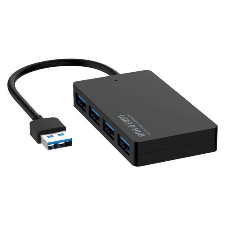 KYTC47 4포트 USB 어댑터 케이블 고속 USB 도킹 스테이션 다중 인터페이스 허브 컨버터, 블랙 USB 3.0, 블랙 Type-C