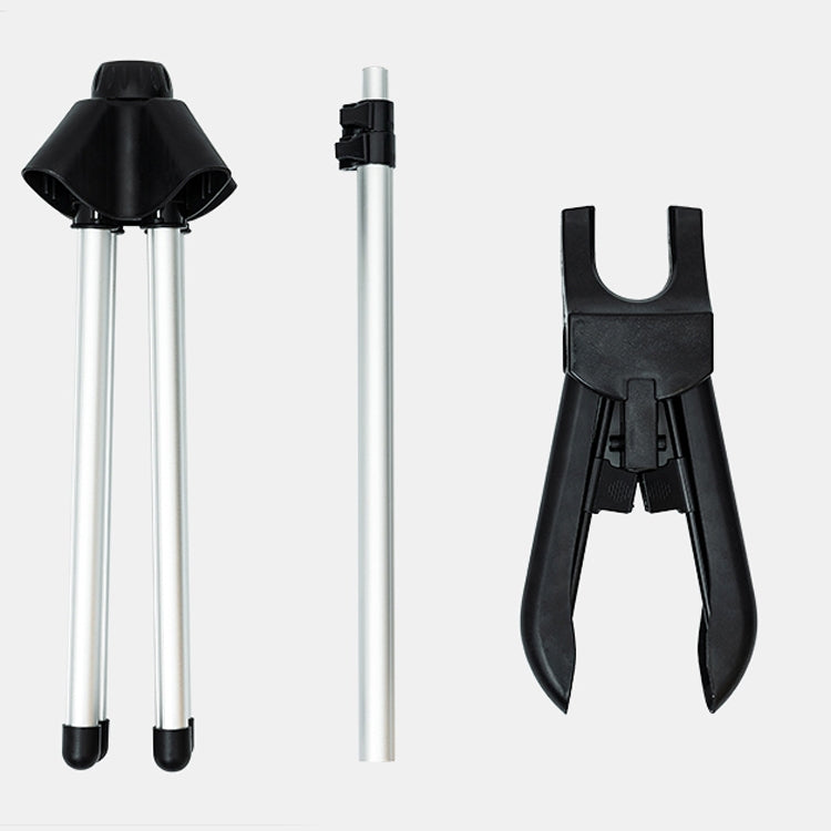 1.6m 3-in-1 행잉 다리미 거치대 행거 텔레스코픽 금속봉 마운트, 금속봉 마운트