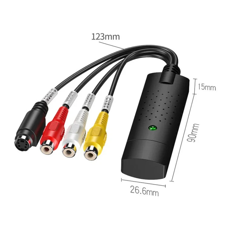 HW-1401 USB 비디오 캡처 카드 USB 캡처 카드, ms2100 칩