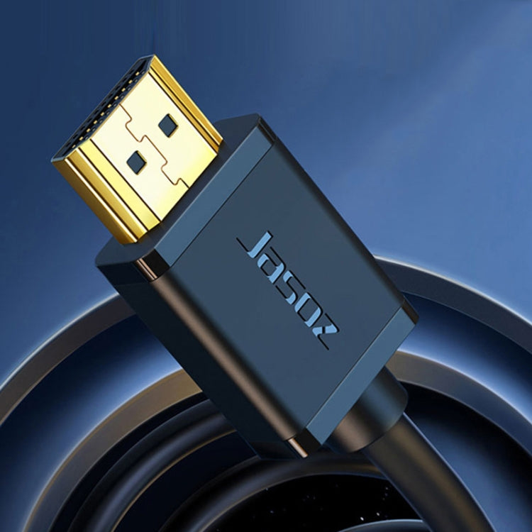 Jasoz 4K HDMI 고화질 프로젝터 케이블 컴퓨터 비디오 케이블 무산소 동심, 케이블 길이:, 0.5m, 1m, 1.5m, 2m, 3m, 5m, 8m, 10m, 12m, 15m, 20m