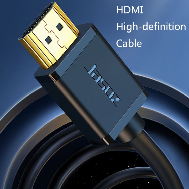 Jasoz 4K HDMI 고화질 프로젝터 케이블 컴퓨터 비디오 케이블 무산소 동심, 케이블 길이:, 0.5m, 1m, 1.5m, 2m, 3m, 5m, 8m, 10m, 12m, 15m, 20m