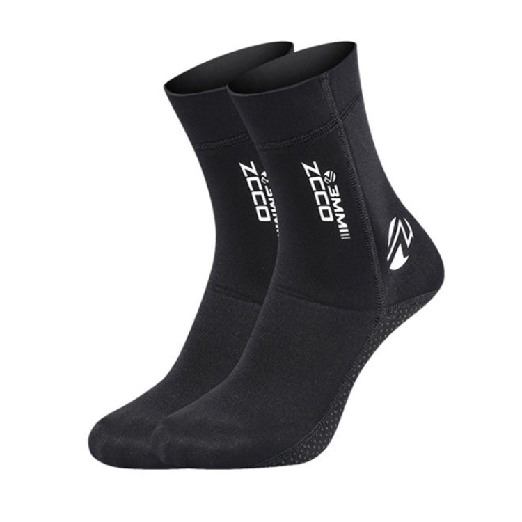 ZCCO 3mm 따뜻한 미끄럼 방지 다이빙 양말 내마모성 발목 오리발, 33-34, 35-36, 37-38, 39-40, 41-42, 43-44, 45-46