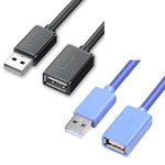 Jasoz USB 수-암 무산소 동심 연장 데이터 케이블, 색상: 블랙 0.5m, 블랙 0.5m, 블랙 1m, 블랙 1.5m, 블랙 2m, 블랙 3m, 블랙 5m, 다크 블루 0.5m, 다크 블루 1m, 다크 블루 1.5m, 다크 블루 2m, 다크 블루 3m, 다크 블루 5m, 블랙 8m