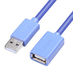 Jasoz USB 수-암 무산소 동심 연장 데이터 케이블, 색상: 블랙 0.5m, 블랙 0.5m, 블랙 1m, 블랙 1.5m, 블랙 2m, 블랙 3m, 블랙 5m, 다크 블루 0.5m, 다크 블루 1m, 다크 블루 1.5m, 다크 블루 2m, 다크 블루 3m, 다크 블루 5m, 블랙 8m