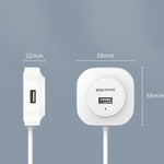 Jasoz 고속 USB2.0 4포트 허브 1 to 4 도킹 허브, 블랙 0.3m, 블랙 0.5m, 블랙 1.2m, 화이트 0.3m, 화이트 0.5m, 화이트 1.2m
