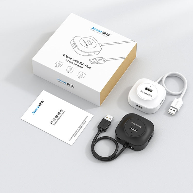 Jasoz 고속 USB2.0 4포트 허브 1 to 4 도킹 허브, 블랙 0.3m, 블랙 0.5m, 블랙 1.2m, 화이트 0.3m, 화이트 0.5m, 화이트 1.2m