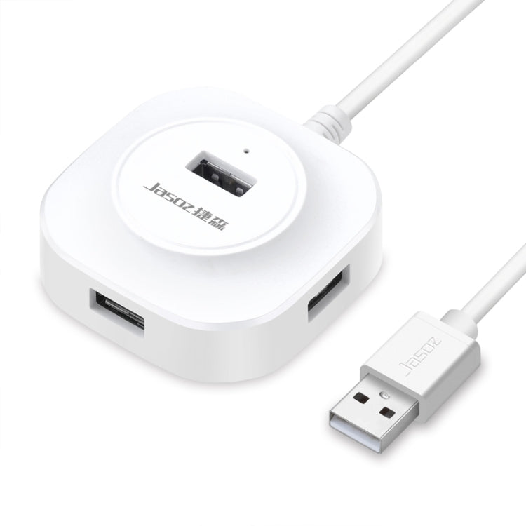 Jasoz 고속 USB2.0 4포트 허브 1 to 4 도킹 허브, 블랙 0.3m, 블랙 0.5m, 블랙 1.2m, 화이트 0.3m, 화이트 0.5m, 화이트 1.2m