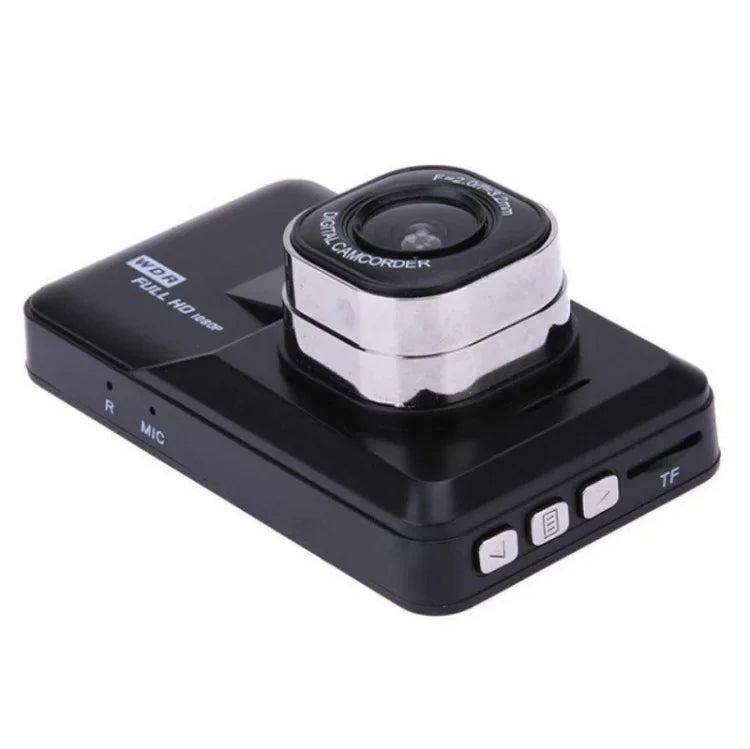 3.0 Inch HD 1080P Wide-Angle Driving Recorder With Reversing Image Specification：, Normal Definition Single Record（Black）