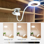 YAGE YG-8102 2W 18LED 터치 스위치 3단계 조광 클립 데스크 램프 눈 보호 LED 조명