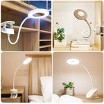 YAGE YG-8102 2W 18LED 터치 스위치 3단계 조광 클립 데스크 램프 눈 보호 LED 조명