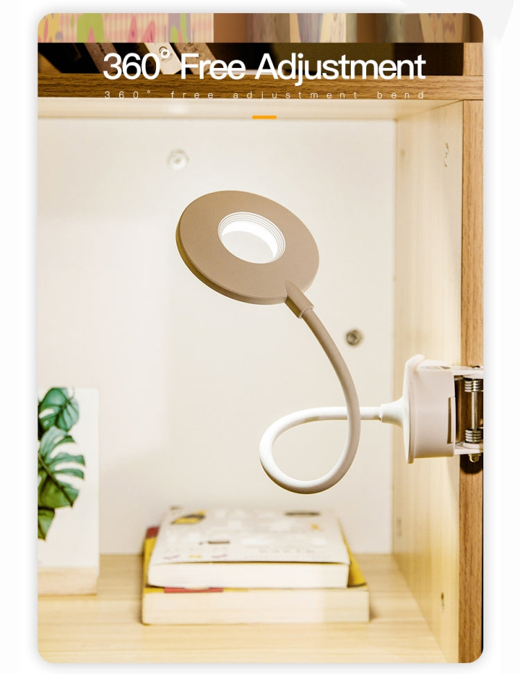 YAGE YG-8102 2W 18LED 터치 스위치 3단계 조광 클립 데스크 램프 눈 보호 LED 조명