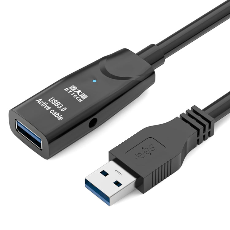 D.Y.TECH USB 3.0 수-암 연장 케이블 이중 차폐 칩 데이터 케이블, 길이:, 10m, 15m