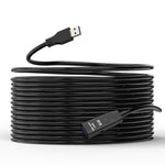 D.Y.TECH USB 3.0 수-암 연장 케이블 이중 차폐 칩 데이터 케이블, 길이:, 10m, 15m