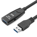 D.Y.TECH USB 3.0 수-암 연장 케이블 이중 차폐 칩 데이터 케이블, 길이:, 10m, 15m