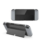 DOBE 게임 핸들 투명 크리스탈 케이스 TPU 보호 커버, Switch OLED 콘솔용, TNS-1133C