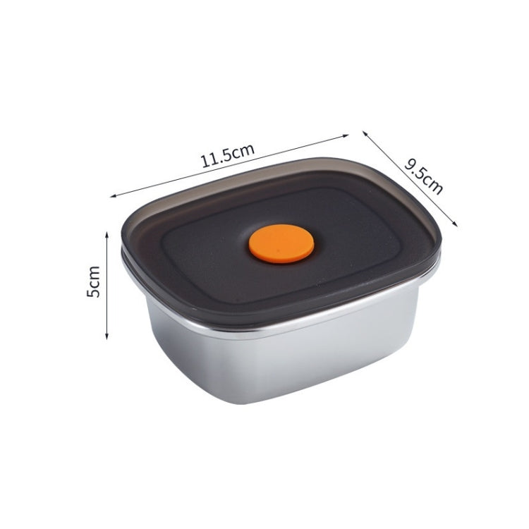 냉장고 과일 신선 보관함 304 스테인리스 밀폐 도시락, 250ml, 450ml, 600ml, 1000ml