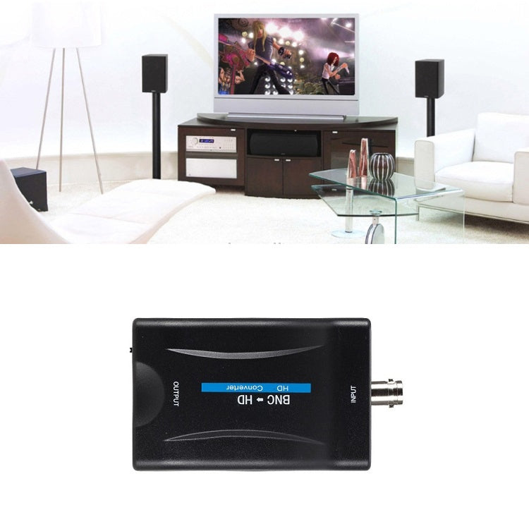 ZHQ015 BNC to HD 오디오 및 비디오 변환기 HD 1080P 모니터링 동축 변환 디스플레이, BNC to HDMI