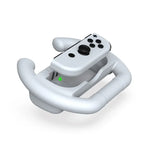 DOBE Switch OLED / Switch용 좌우 핸들 스티어링 휠, 사양：, 화이트(2개입/팩), 블랙(2개입/팩), 레드 + 블루(2개입/팩)