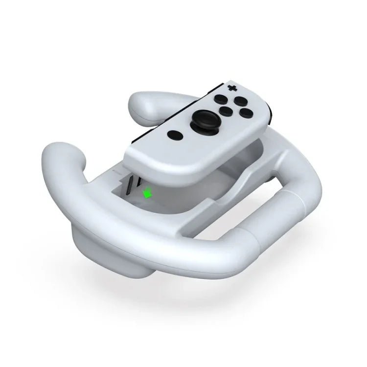 DOBE Switch OLED / Switch용 좌우 핸들 스티어링 휠, 사양：, 화이트(2개입/팩), 블랙(2개입/팩), 레드 + 블루(2개입/팩)