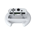 DOBE Switch OLED / Switch용 좌우 핸들 스티어링 휠, 사양：, 화이트(2개입/팩), 블랙(2개입/팩), 레드 + 블루(2개입/팩)