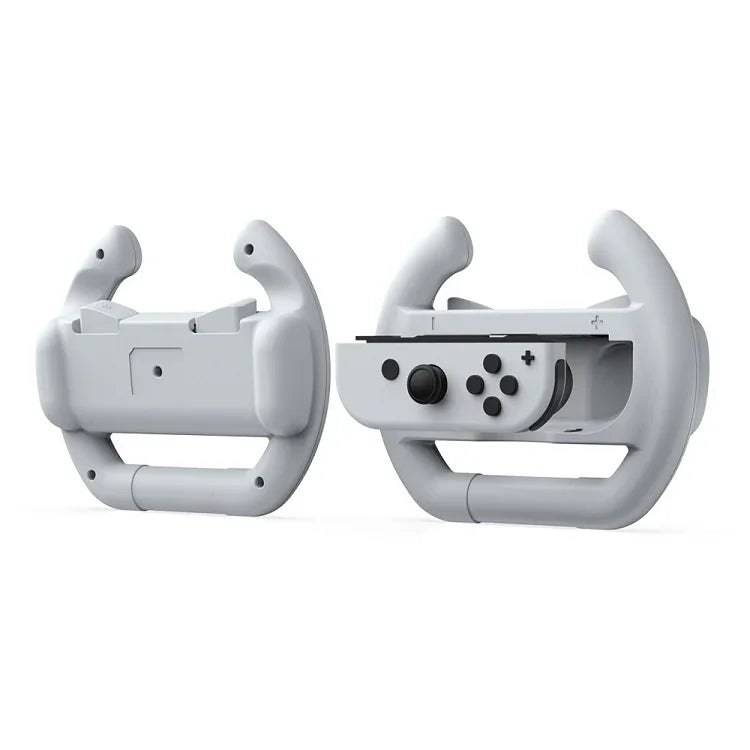 DOBE Switch OLED / Switch용 좌우 핸들 스티어링 휠, 사양：, 화이트(2개입/팩), 블랙(2개입/팩), 레드 + 블루(2개입/팩)