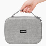 Baona BN-F011 노트북 전원 케이블 디지털 수납 보호 박스, 그레이, 블랙, 특대 그레이, 특대 블랙