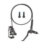 Meroca M800 자전거 브레이크 산악 자전거 범용 양면 브레이크 오일 압력 디스크 브레이크, 스타일:, 1쌍 오일 브레이크, 1쌍 오일 브레이크 + 1쌍 디스크 브레이크, 오른쪽 앞 800mm, 왼쪽 뒤 1400mm, 오른쪽 앞 800mm + 디스크 브레이크