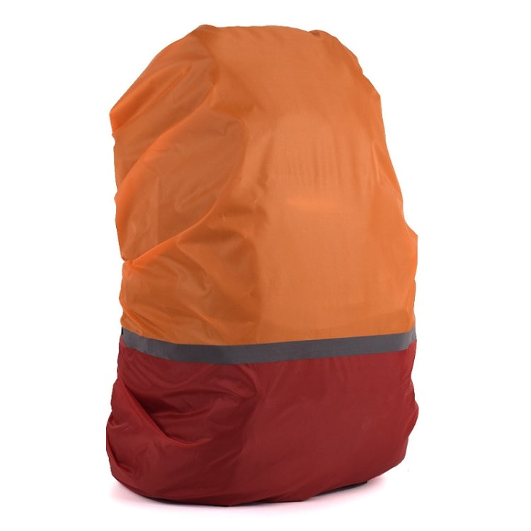 2개 세트 야외 등산용 컬러 매칭 발광 백팩 레인 커버, S 18-30L, M 30-40L, L 45-55L, XL 58-70L