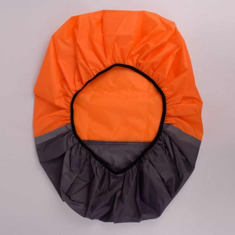 2개 세트 야외 등산용 컬러 매칭 발광 백팩 레인 커버, S 18-30L, M 30-40L, L 45-55L, XL 58-70L
