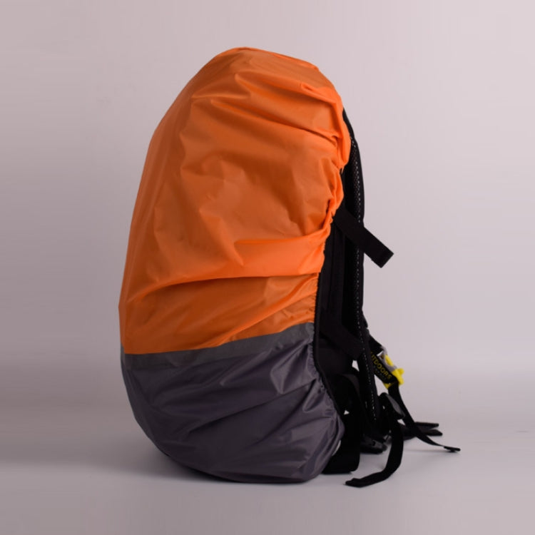 2개 세트 야외 등산용 컬러 매칭 발광 백팩 레인 커버, S 18-30L, M 30-40L, L 45-55L, XL 58-70L
