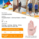 WEST BIKING YP0211220 겨울용 따뜻한 플리스 스키 장갑 실리콘 미끄럼 방지 라이딩 장갑, M, L, XL