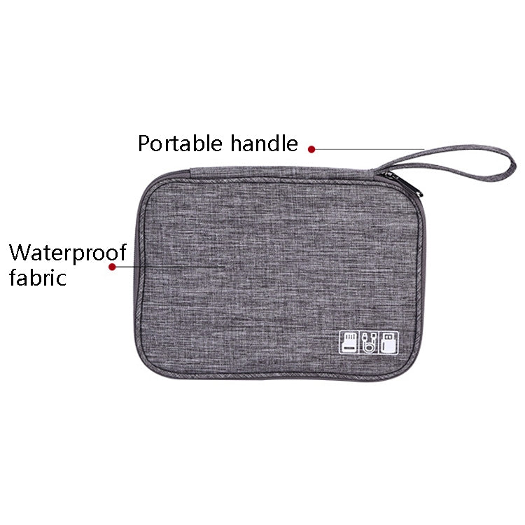 Data Cable Storage Box Waterproof Digital Package Charging Earphone Storage Box U Disk Multi-Function Finishing Box, Black, Grey, Violet, Red Wine, Sky Blue, Navy