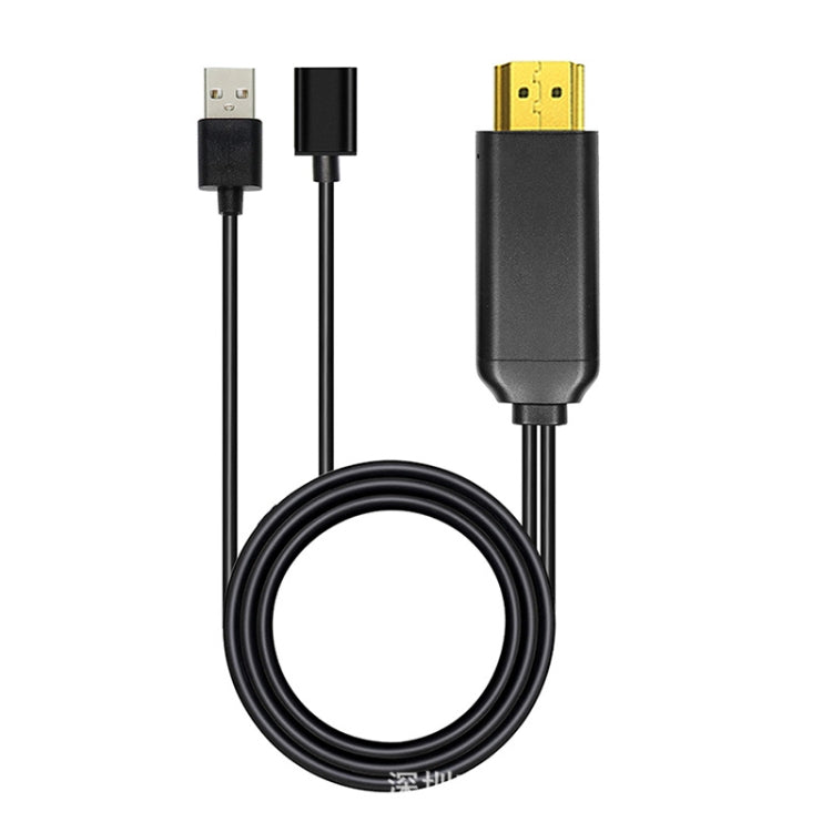 L3B 타입-C USB to HDMI 호환 오디오 전송 3-in-1 HD 케이블 TV 화면 연결기, L3B