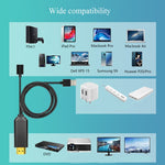 L3B 타입-C USB to HDMI 호환 오디오 전송 3-in-1 HD 케이블 TV 화면 연결기, L3B