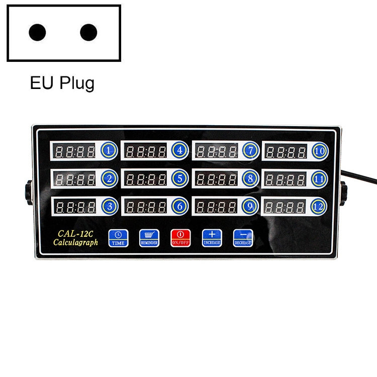 주방 타이머 프라이드 치킨 버거 베이킹 타이머, EU 플러그, 4채널, 6채널, 8채널, 12채널
