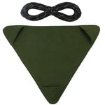 Outdoor Triangle Stool Camp Waterproof Canvas Portable DIY Chair Scorpion Fishing Stool, Black, Khaki, Army Green, Brown