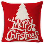 Christmas Linen Red Hug Pillowcase Without Pillow Core, 45 x 45cm