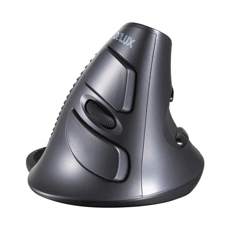 DELUX M618 6키 수직 달팽이 인체공학 무선 마우스, 무선