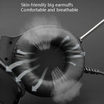 Smailwolf AK3 헤드셋 게임용 유선 발광 데스크탑 컴퓨터 헤드셋, 스타일:, 3.5mm 더블 플러그 블랙, USB 싱글 플러그 블랙