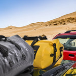 AFISHTOUR FM2031 40L Waterproof Travel Luggage Bag Large Capacity Motorcycle Rear Seat Bag, Yellow, Black
