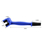 1세트 BG-7168 자전거 및 오토바이 청소 브러시 삼면 체인 브러시, 색상: 블루 + 소형 브러시, 빨강 5개, 파랑 5개, 검정 5개, 빨강 + 소형 브러시, 파랑 + 소형 브러시