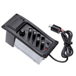 EQ-7545R 기타 4밴드 이퀄라이저 EQ 우드 기타 개조 픽업 악기 액세서리, EQ-7545R