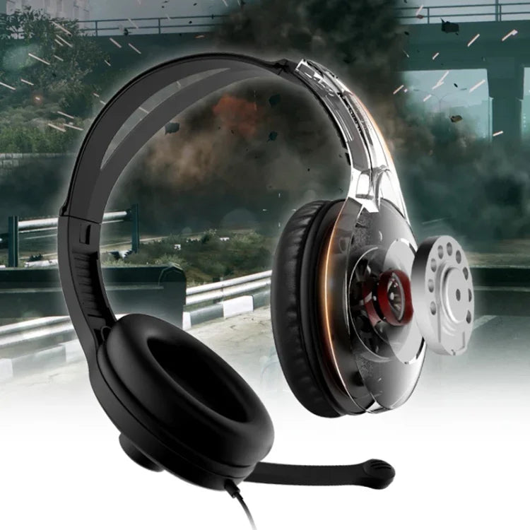 Edifier K800 데스크탑 컴퓨터 게이밍 헤드셋 마이크 포함, 케이블 길이: 2m, 스타일: USB, K800 USB, K800 더블 홀