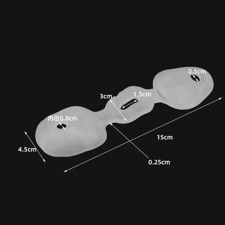 SEBS 소재 큰 발 엄지 외반증 교정기 부드럽고 편안한 교정 벨트, 1쌍 SEBS 흰색