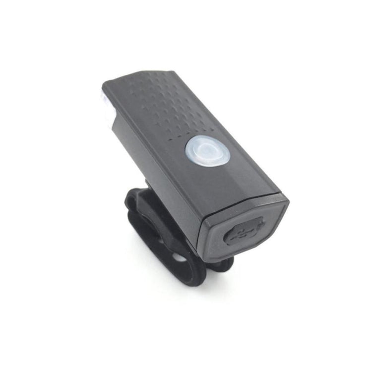 자전거 하이라이트 USB 충전식 방수 자전거 전조등 후미등 세트, 전조등 + 후미등 (검정)