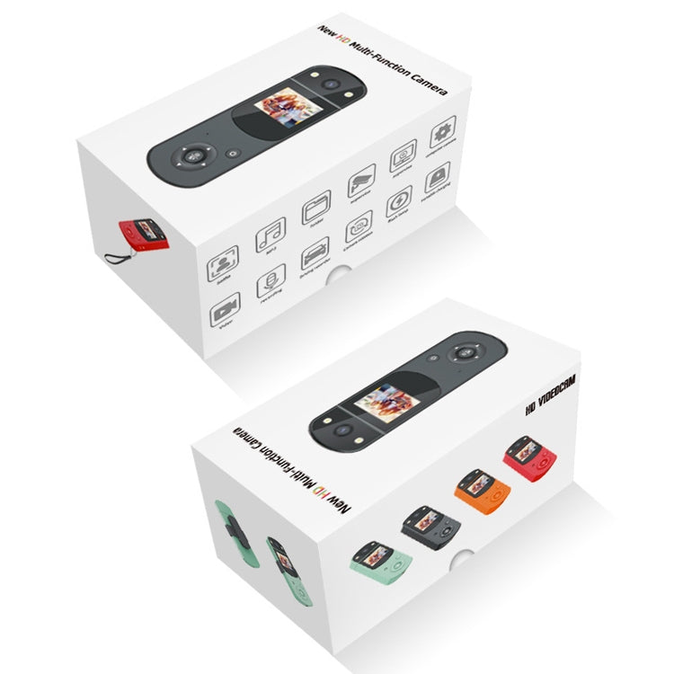 D2 HD 1080P 다기능 디지털 비디오 카메라 스포츠 DV 카메라 라이브 컴퓨터 카메라 레코더, 레드, 그린, 블랙, 오렌지