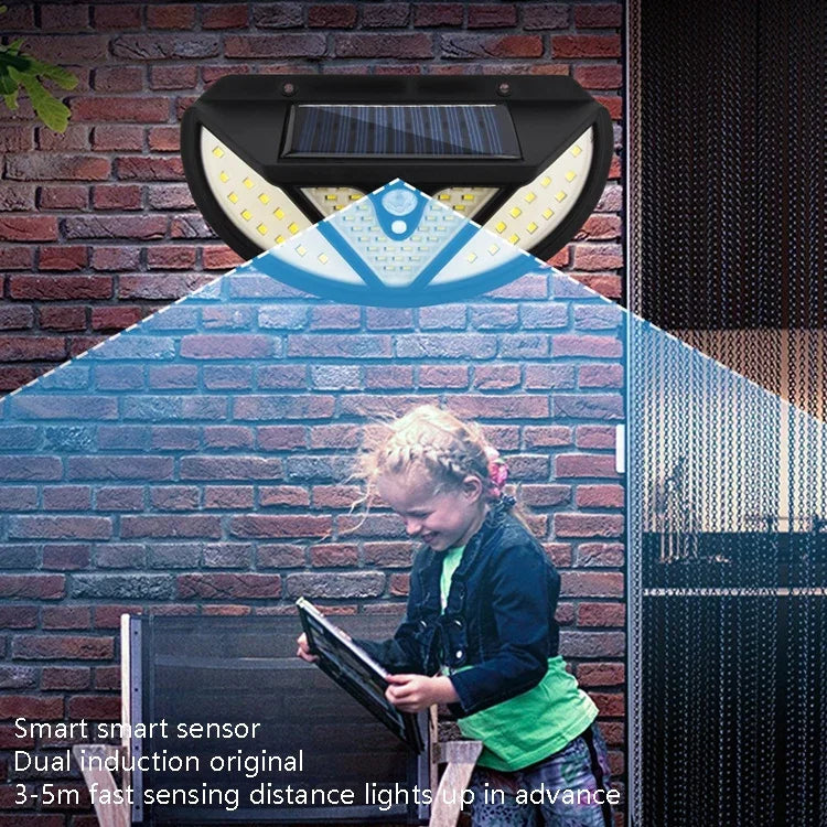 TG-TY074 태양광 인체 감지 정원 벽등 야외 복도등, 사양:, 118 SMD, 117 COB