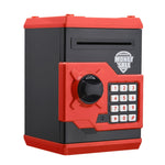 비밀번호 안전 금고 어린이 자동 저축 ATM 기계 장난감, 블랙 레드, 화이트 블루, 화이트 핑크, 판다, 레디시 블랙, 그린, 레드&블랙